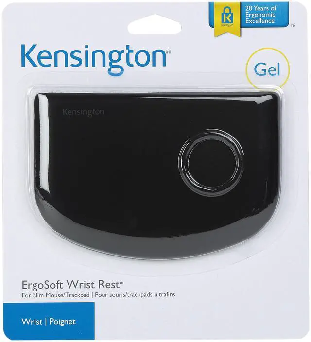 Alt view image 4 of 5 - Kensington K52803WW ErgoSoft Wrist Rest for Slim Mouse / Trackpad