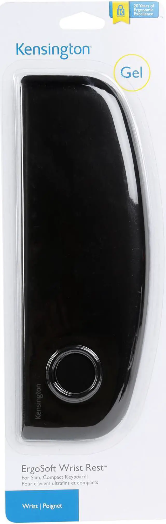 Alt view image 4 of 4 - Kensington K52801WW ErgoSoft Wrist Rest for Slim, Compact Keyboards