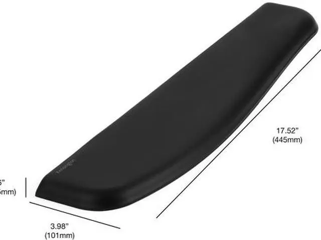 Alt view image 2 of 5 - Kensington K52799WW ErgoSoft Wrist Rest for Standard Keyboards