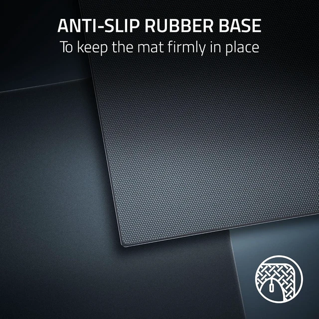 Alt view image 8 of 11 - Razer Atlas Pro, Tempered Glass Gaming Mouse Mat, Ultra-Thin 1.9mm, Dirt and Scratch Resistant, Ultra-Smooth Low-Friction Surface, Optimized for Optical Sensors, Anti-Slip Base, Black