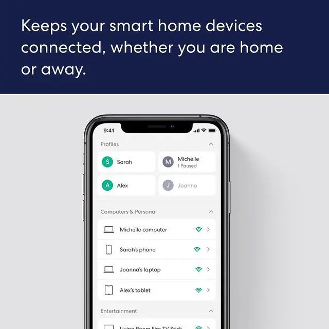 Alt view image 4 of 7 - eero 6+ AX3000 Dual-Band Mesh Wi-Fi 6 Router (1-pack)