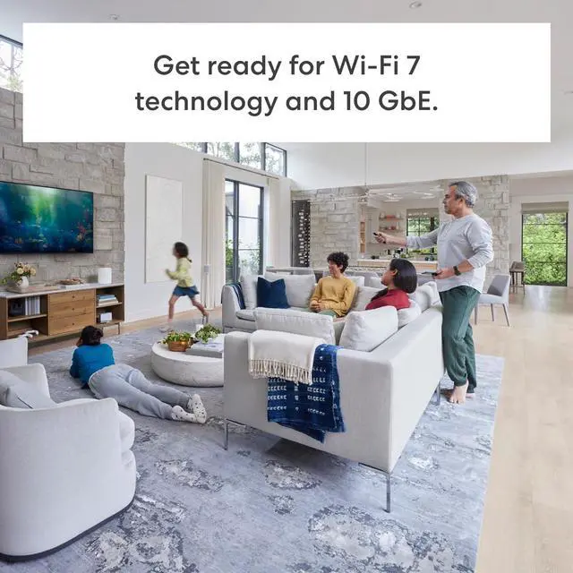Alt view image 3 of 7 - eero Max 7 BE20800 Tri-Band Mesh Wi-Fi 7 Router (1-pack)