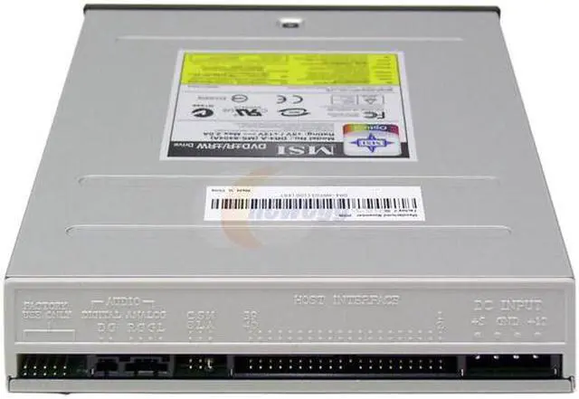 Alt view image 2 of 4 - MSI DVD Burner 4X DVD+R 2.4X DVD+RW 4X DVD-R 2X DVD-RW 12X DVD-ROM 24X CD-R 10X CD-RW 40X CD-ROM Black IDE Model DR4-A BLACK