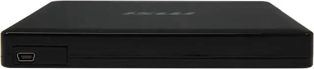 Alt view image 4 of 5 - MSI USB 2.0 External Slim DVD Burner Model UO700-K
