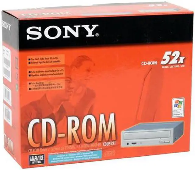 Main image of SONY Beige 52X CD-ROM IDE CD-ROM Drive Model CDU5221/C1