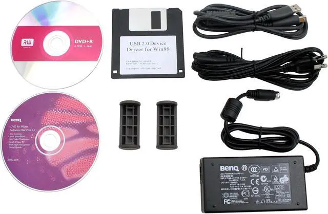 Alt view image 3 of 4 - BenQ USB 2.0 External DVD Burner Model EW162i