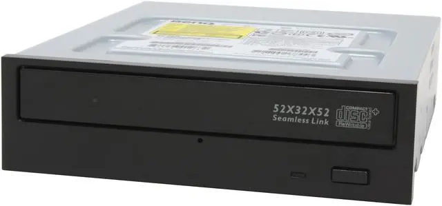 Alt view image 2 of 3 - BenQ CD Burner 52X CD-R 32X CD-RW 52X CD-ROM Black E-IDE/ATAPI Model 5232X - OEM