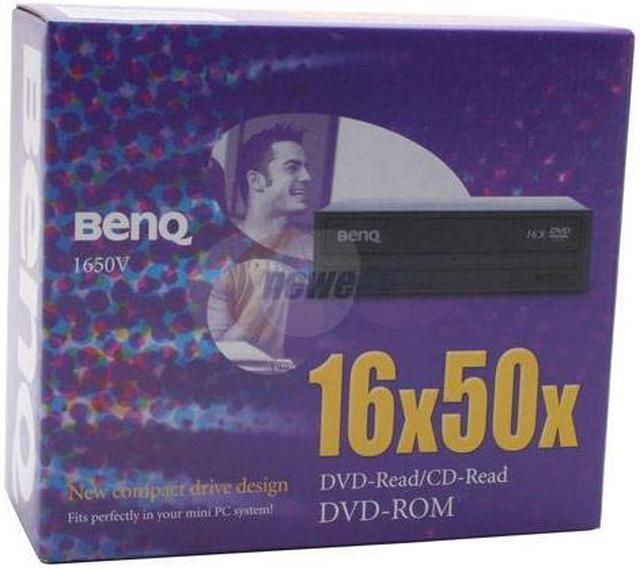 Alt view image 4 of 4 - BenQ Black 16X DVD-ROM 50X CD-ROM E-IDE/ATAPI DVD-ROM Drive Model 1650V BK