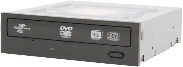 Main image of LITE-ON Black 20X DVD+R 8X DVD+RW 8X DVD+R DL 20X DVD-R 6X DVD-RW 8X DVD-R DL 12X DVD-RAM 16X DVD-ROM 48X CD-R 32X CD-RW 48X CD-ROM IDE Burner with LightScribe Technology