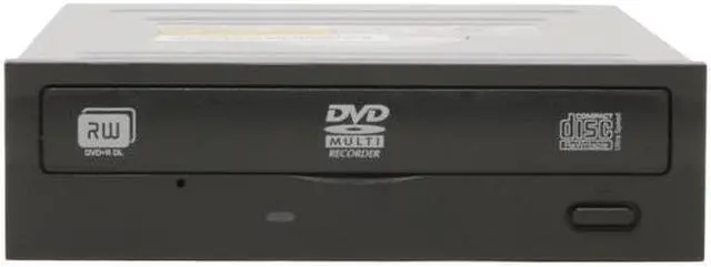 Alt view image 2 of 6 - LITE-ON Black 16X DVD+R 8X DVD+RW 8X DVD+R DL 16X DVD-R 6X DVD-RW 12X DVD-RAM 16X DVD-ROM 48X CD-R 32X CD-RW 48X CD-ROM 2MB Cache SATA DVD Burner with Replaceable White Front Panel