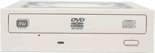 Alt view image 2 of 3 - LITE-ON White 20X DVD+R 8X DVD+RW 8X DVD+R DL 20X DVD-R 6X DVD-RW 12X DVD-RAM 16X DVD-ROM 48X CD-R 32X CD-RW 48X CD-ROM IDE DVD Burner - OEM
