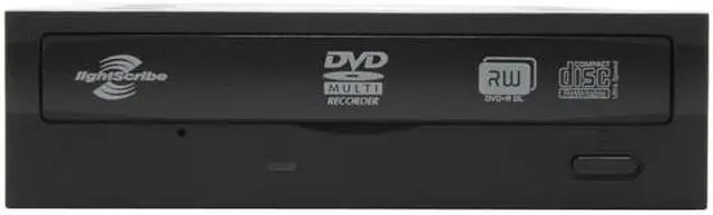Alt view image 2 of 6 - LITE-ON Black 20X DVD+R 8X DVD+RW 8X DVD+R DL 20X DVD-R 6X DVD-RW 12X DVD-RAM 16X DVD-ROM 48X CD-R 32X CD-RW 48X CD-ROM 2MB Cache SATA DVD Burner with LightScribe
