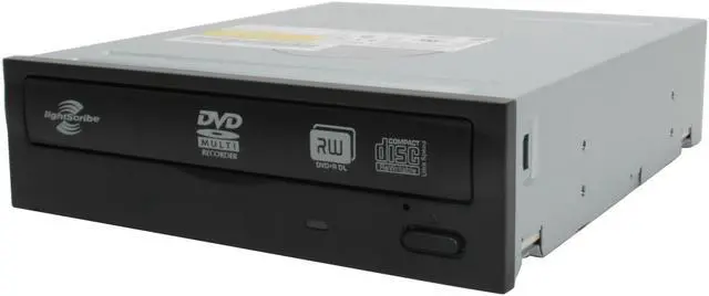 Main image of LITE-ON Black 20X DVD+R 8X DVD+RW 8X DVD+R DL 20X DVD-R 6X DVD-RW 12X DVD-RAM 16X DVD-ROM 48X CD-R 24X CD-RW 48X CD-ROM 2MB Cache E-IDE/ATAPI DVD Burner with LightScribe Technology - OEM