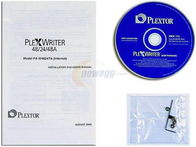 Alt view image 3 of 3 - PLEXTOR PX-W4824TA 48x24x48 CD-RW Drive - OEM