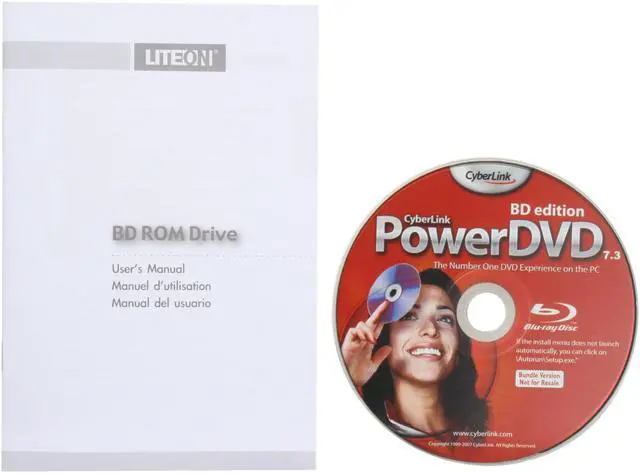 Alt view image 5 of 6 - LITE-ON Black 4X BD-ROM 12X DVD-ROM 32X CD-ROM SATA Internal 4X Blu-ray DVD ROM Model DH-4O1S-08
