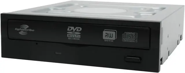 Main image of LITE-ON 20X DVD±R DVD Burner with LightScribe 20X DVD+R 8X DVD+RW 8X DVD+R DL 20X DVD-R 6X DVD-RW 16X DVD-ROM 48X CD-R 24X CD-RW 48X CD-ROM Black E-IDE/ATAPI Model DH-20A4H-06 LightScribe Support - OEM