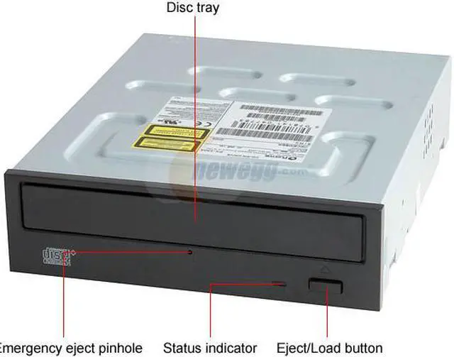 Alt view image 2 of 5 - PLEXTOR CD Burner 52X CD-R 32X CD-RW 52X CD-ROM Black IDE Model PX-230A/SW-BL