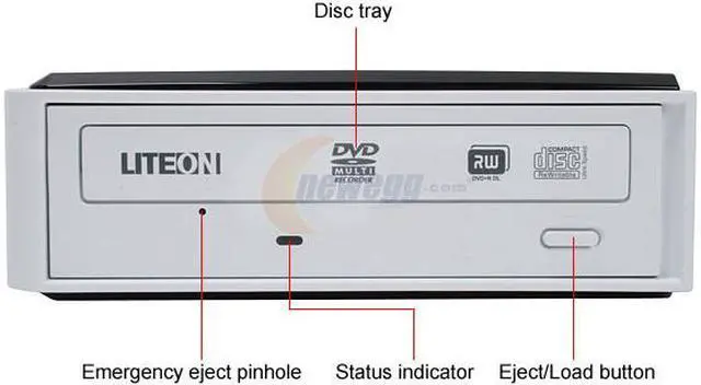 Alt view image 2 of 5 - LITE-ON USB 2.0 EZ DUB External 20X DVD±R Burner Model DX-20A4PU-06