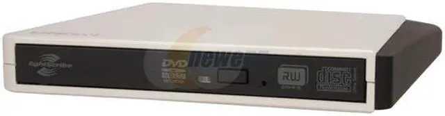 Main image of LITE-ON USB 2.0 External Slim 8X DVD Burner USB-Powered Model eSAU208-01 LightScribe Support