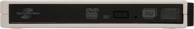 Alt view image 2 of 7 - LITE-ON USB 2.0 External Slim 8X DVD Burner USB-Powered Model eSAU208-01 LightScribe Support