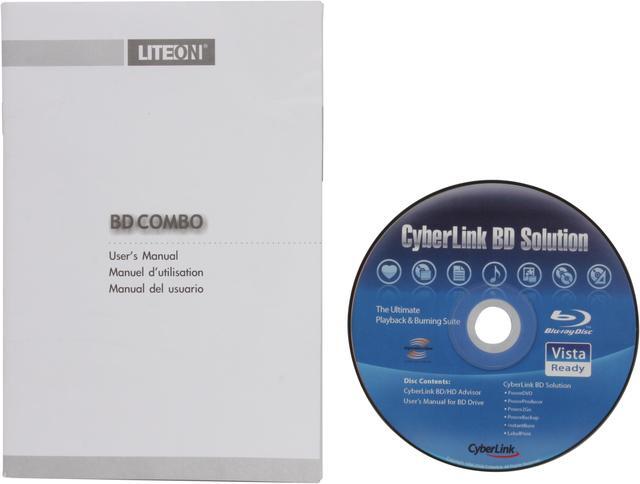 Alt view image 5 of 6 - LITE-ON Black 6X BD-ROM 16X DVD-ROM SATA Internal Blu-Ray DVD Drive & DVD Burner with LightScribe Model iHES206-08