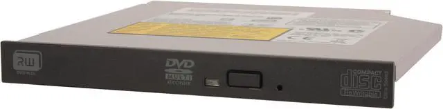Main image of LITE-ON Slim 8X DVD Burner 8X DVD+R 8X DVD+RW 6X DVD+R DL 8X DVD-R 6X DVD-RW 8X DVD-ROM 24X CD-R 24X CD-RW 24X CD-ROM Black IDE Model DS-8A1P-18C - OEM