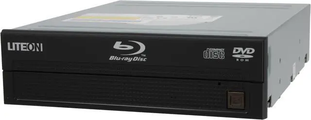 Main image of LITE-ON Black 4X BD-ROM 12X DVD-ROM 32X CD-ROM SATA Internal 4X Blu-Ray DVD Drive Model DH-4O1S-58