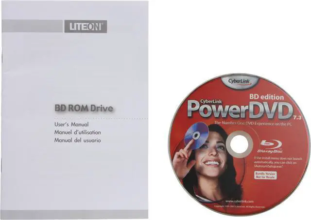 Alt view image 5 of 6 - LITE-ON Black 4X BD-ROM 12X DVD-ROM 32X CD-ROM SATA Internal 4X Blu-Ray DVD Drive Model DH-4O1S-58