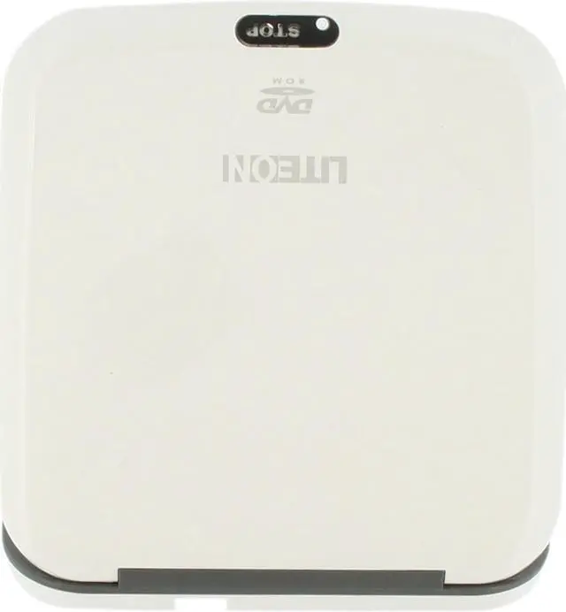 Alt view image 4 of 12 - LITE-ON USB 2.0 8X White Top Load External Slim DVD ROM Model eTDU108-46