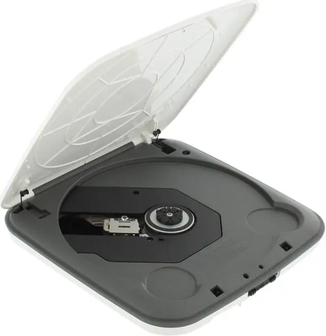 Alt view image 7 of 12 - LITE-ON USB 2.0 8X White Top Load External Slim DVD ROM Model eTDU108-46