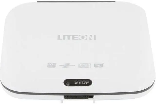 Alt view image 2 of 6 - LITE-ON USB 2.0 8X External DVD Writer Model eTAU208-46 LightScribe Support