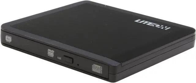 LITE-ON USB 2.0 External Slim DVD Burner with MyDisk Suite Software ...