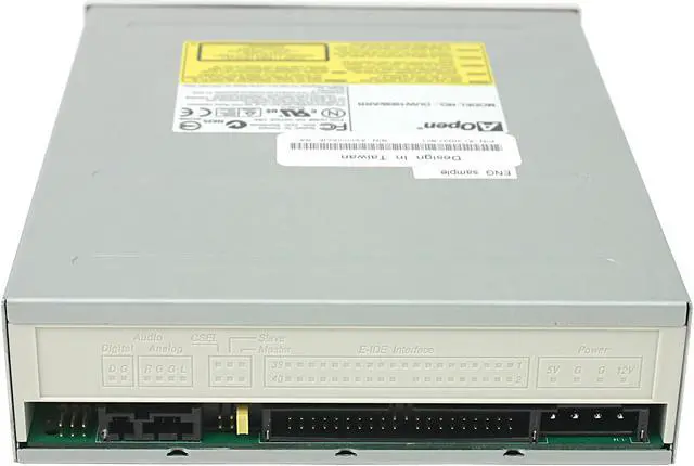 Alt view image 2 of 5 - AOpen DVD Burner 16X DVD+R 4X DVD+RW 2.4X DVD+R DL 8X DVD-R 4X DVD-RW 16X DVD-ROM 48X CD-R 32X CD-RW 48X CD-ROM Gray IDE Model DUW1608/ARR