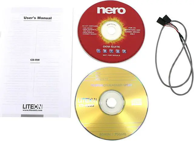 Alt view image 3 of 4 - LITE-ON CD Burner 52X CD-R 32X CD-RW 52X CD-ROM Black IDE Model SOHR-5238S