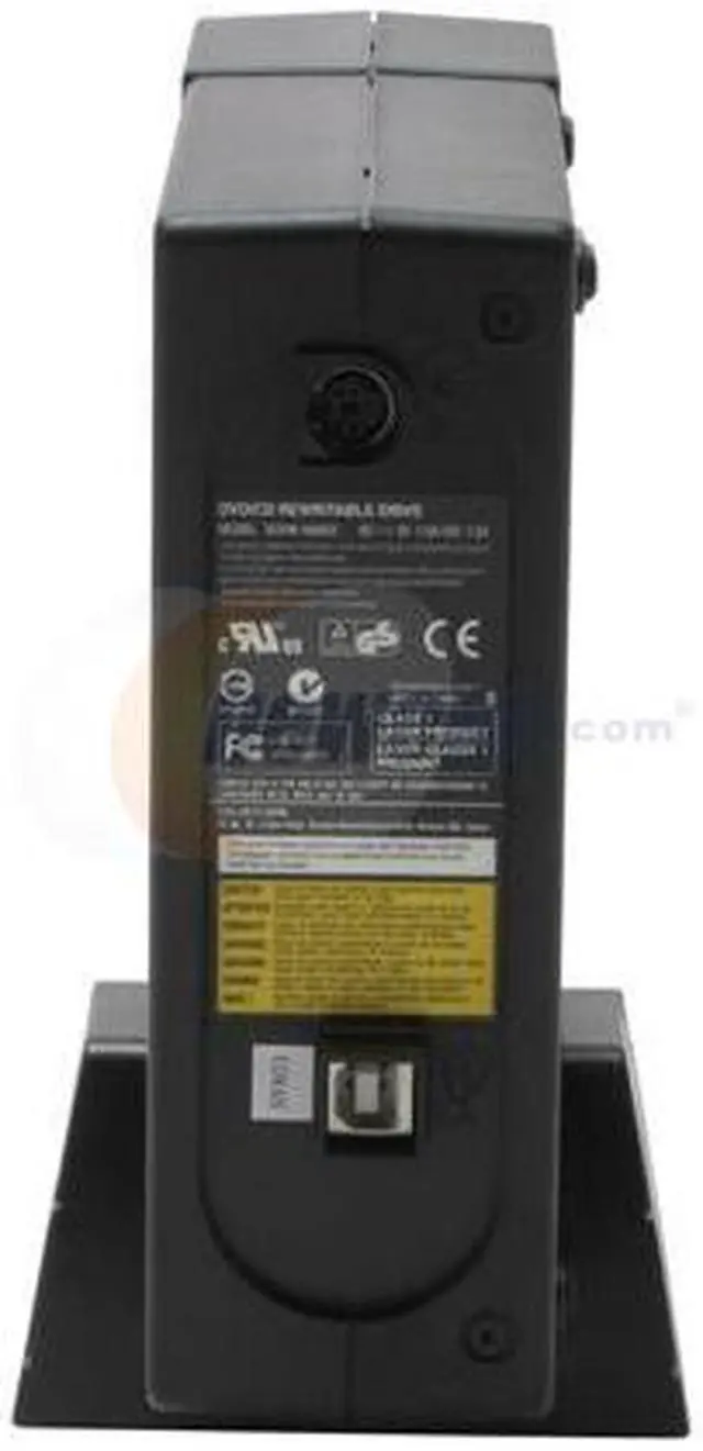 Alt view image 3 of 5 - LITE-ON USB 2.0 External DVD Burner Model SOHW-1693SX