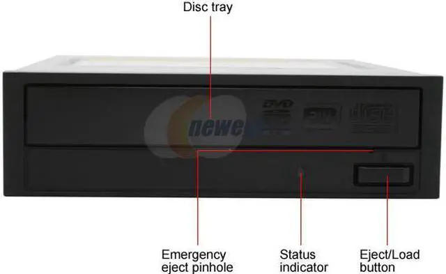Alt view image 2 of 3 - Sony Optiarc 20X DVD±R DVD Burner 20X DVD+R 8X DVD+RW 8X DVD+R DL 20X DVD-R 6X DVD-RW 16X DVD-ROM 48X CD-R 32X CD-RW 48X CD-ROM Black IDE Model AD-7190A - OEM