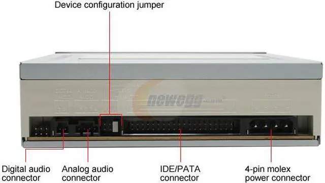 Alt view image 3 of 3 - Sony Optiarc 20X DVD±R DVD Burner 20X DVD+R 8X DVD+RW 8X DVD+R DL 20X DVD-R 6X DVD-RW 16X DVD-ROM 48X CD-R 32X CD-RW 48X CD-ROM Black IDE Model AD-7190A - OEM