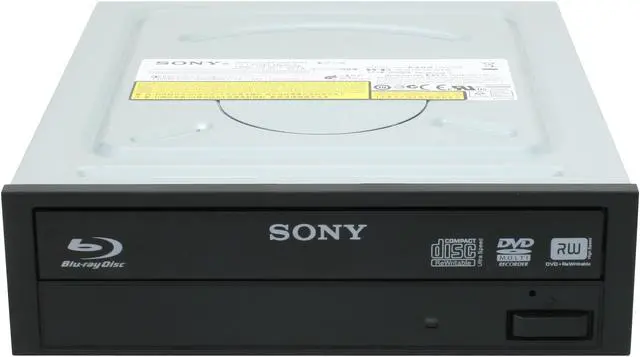 Alt view image 2 of 4 - SONY Black 12X BD-R 2X BD-RE 8X DVD+R 5X DVD-RAM 8X BD-ROM 8MB Cache SATA Blu-ray Burner BWU-500S