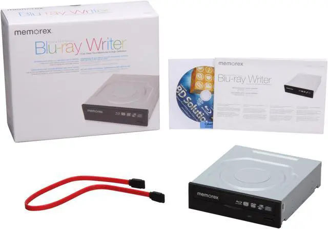 Alt view image 4 of 4 - Memorex Black 12X BD-R SATA Internal  Blu-ray Burner 98681 LightScribe Support