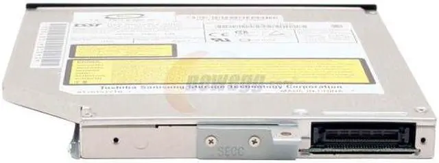 Alt view image 2 of 4 - TSST(Toshiba Samsung Storage Technology) 8X DVD+R 8X DVD+RW 6X DVD+R DL 8X DVD-R 6X DVD-RW 8X DVD-ROM 24X CD-R 24X CD-RW 24X CD-ROM 2M Cache IDE Slim DVD Burner for Asus S96J - OEM