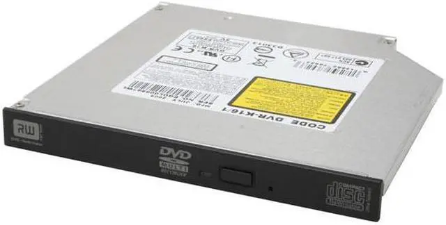 Main image of Pioneer Slim DVD Burner With 5X DVD-RAM Write 8X DVD+R 8X DVD+RW 4X DVD+R DL 8X DVD-R 6X DVD-RW 8X DVD-ROM 24X CD-R 24X CD-RW 24X CD-ROM Black ATAPI Model DVR-K16 - OEM
