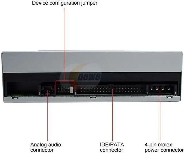 Alt view image 3 of 3 - Pioneer 20X DVD±R DVD Burner 20X DVD+R 8X DVD+RW 10X DVD+R DL 20X DVD-R 6X DVD-RW 16X DVD-ROM 40X CD-R 32X CD-RW 40X CD-ROM Beige IDE Model DVR-115D - OEM