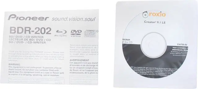 Alt view image 2 of 2 - Pioneer Beige 4X BD-R 2X BD-RE 8X DVD+R 2X BD-ROM 4MB Cache SATA 4X Blu-ray DVD Burner BDR-202A - OEM