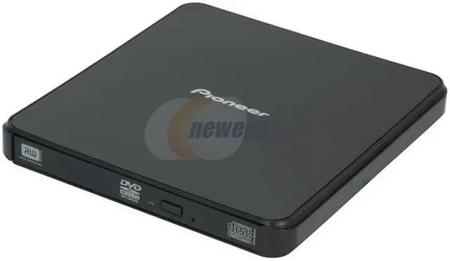 Main image of Pioneer USB 2.0 Black Slim Portable DVD/CD Writer Model DVR-XD08