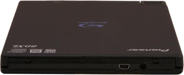 Alt view image 4 of 6 - Pioneer USB 2.0 External Slim Portable Blu-ray Disc Writer with BDXL Support Model BDR-XD04