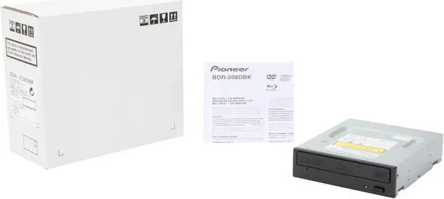 Alt view image 5 of 5 - Pioneer Black 15X BD-R 2X BD-RE 16X DVD+R 12X BD-ROM 4MB Cache SATA 15X Internal Blu-ray Burner BDR-208DBK
