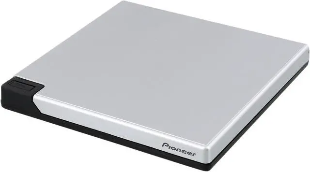 Pioneer 6X Silver External Slim Portable USB 3.0 BD / DVD / CD