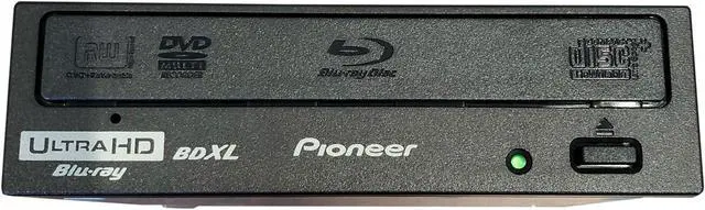 Alt view image 2 of 3 - Pioneer 16X BD-R 2X BD-RE 16X DVD+R 5X DVD-RAM 12X BD-ROM 4MB Cache Serial ATA Revision 3.0 Blu-ray Burner BDR-212UBK
