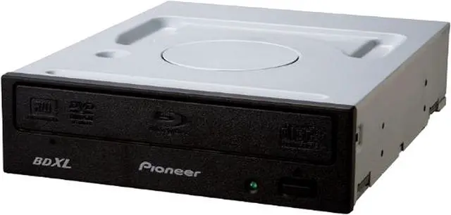 Alt view image 2 of 3 - Pioneer Black 16X BD-R 2X BD-RE 16X DVD+R 5X DVD-RAM 12X BD-ROM 4MB Cache Serial ATA Revision 3.0 Blu-ray Burner BDR-2212