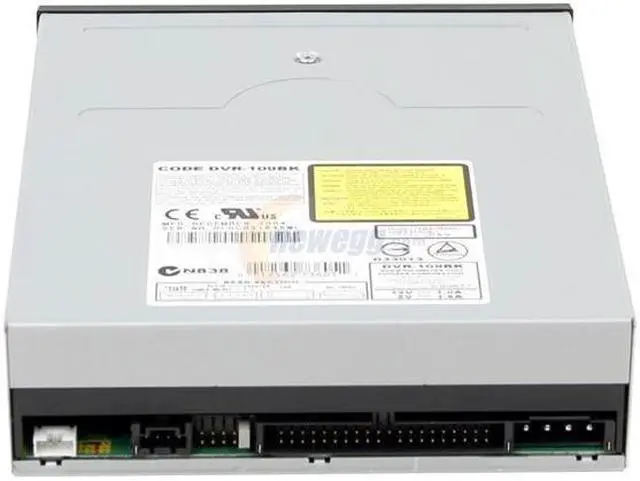 Alt view image 2 of 2 - Pioneer DVD Burner 16X DVD+R 8X DVD+RW 6X DVD+R DL 16X DVD-R 6X DVD-RW DVD-RAM: Max 2x CLV DVD-ROM: Max 16x CAV DVD-ROM 40X CD-R 24X CD-RW 40X CD-ROM Black IDE Model DVR-109 BK - OEM